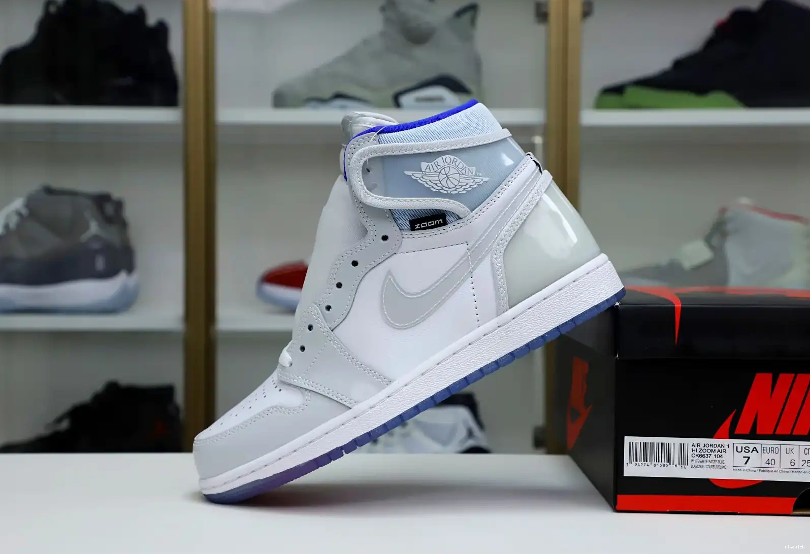 ZOOM HIGH BLUE' 1 AIR JORDAN 'RACER 0422